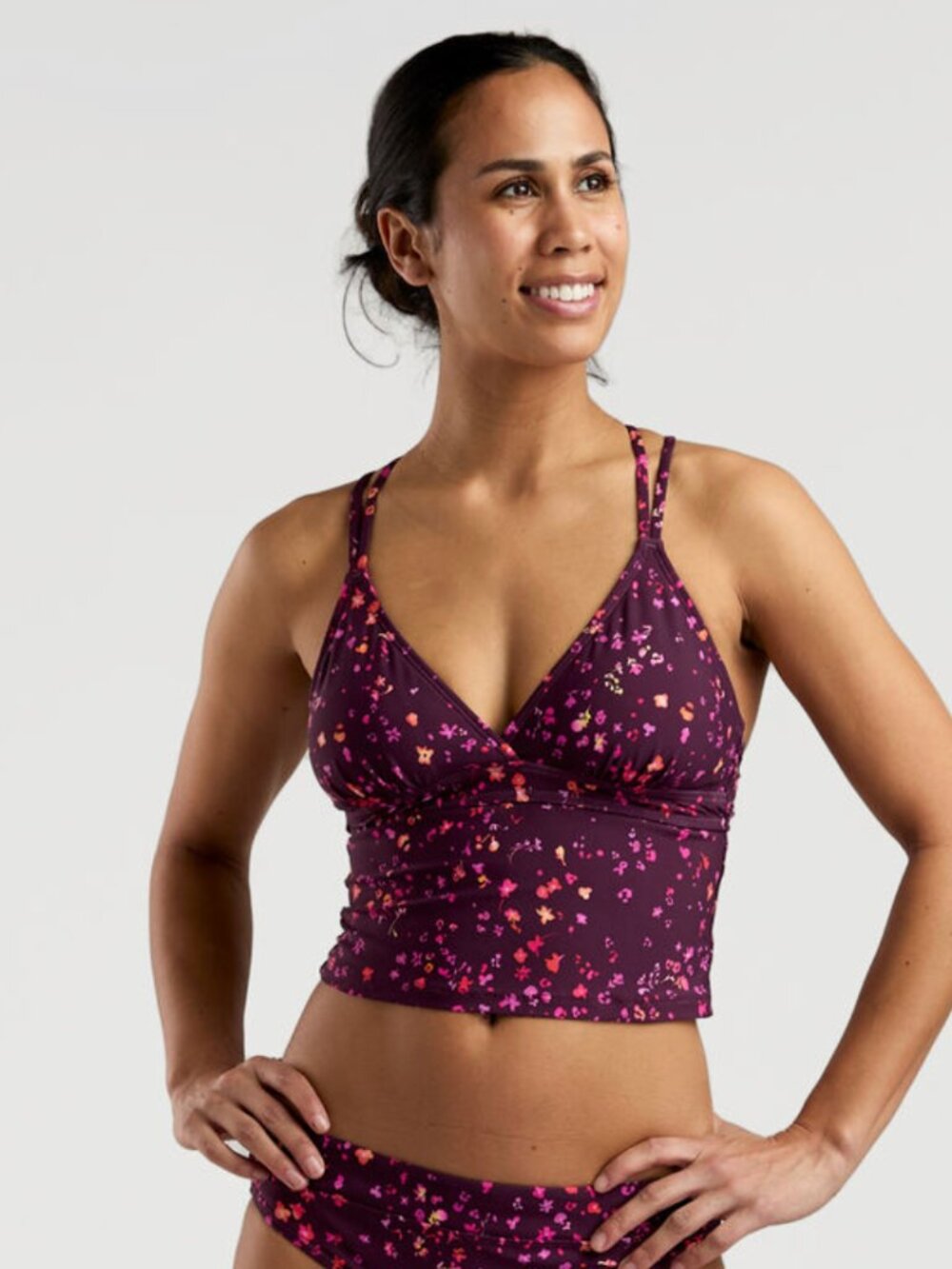 [NWT] Title Nine Women's Impossible Midkini Top - Laguna, Size XS (New with tag)